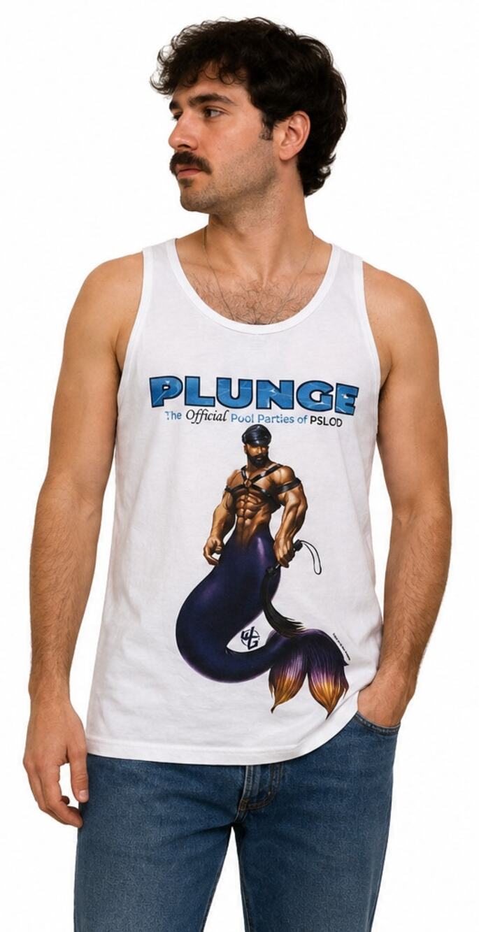 Rough Trade Gear PSLOD Plunge Palm Springs Tank Top Men’s Large 44" Chest